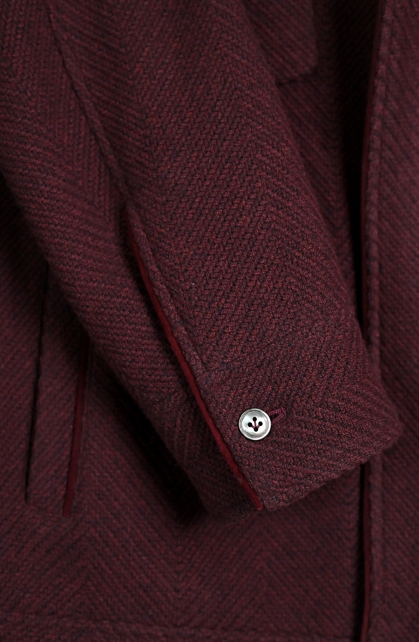 Luxury burgundy aviator jacket