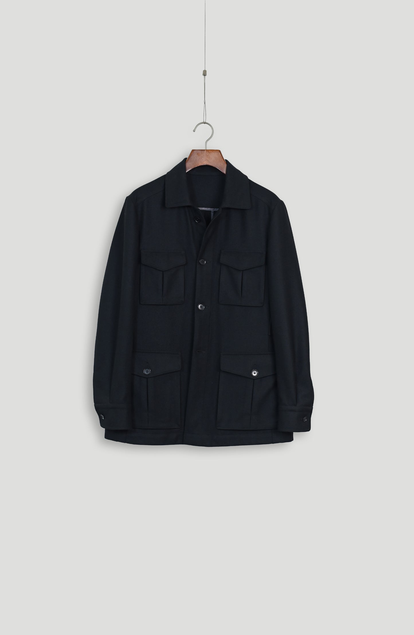 Tropical Safari Jacket - Black