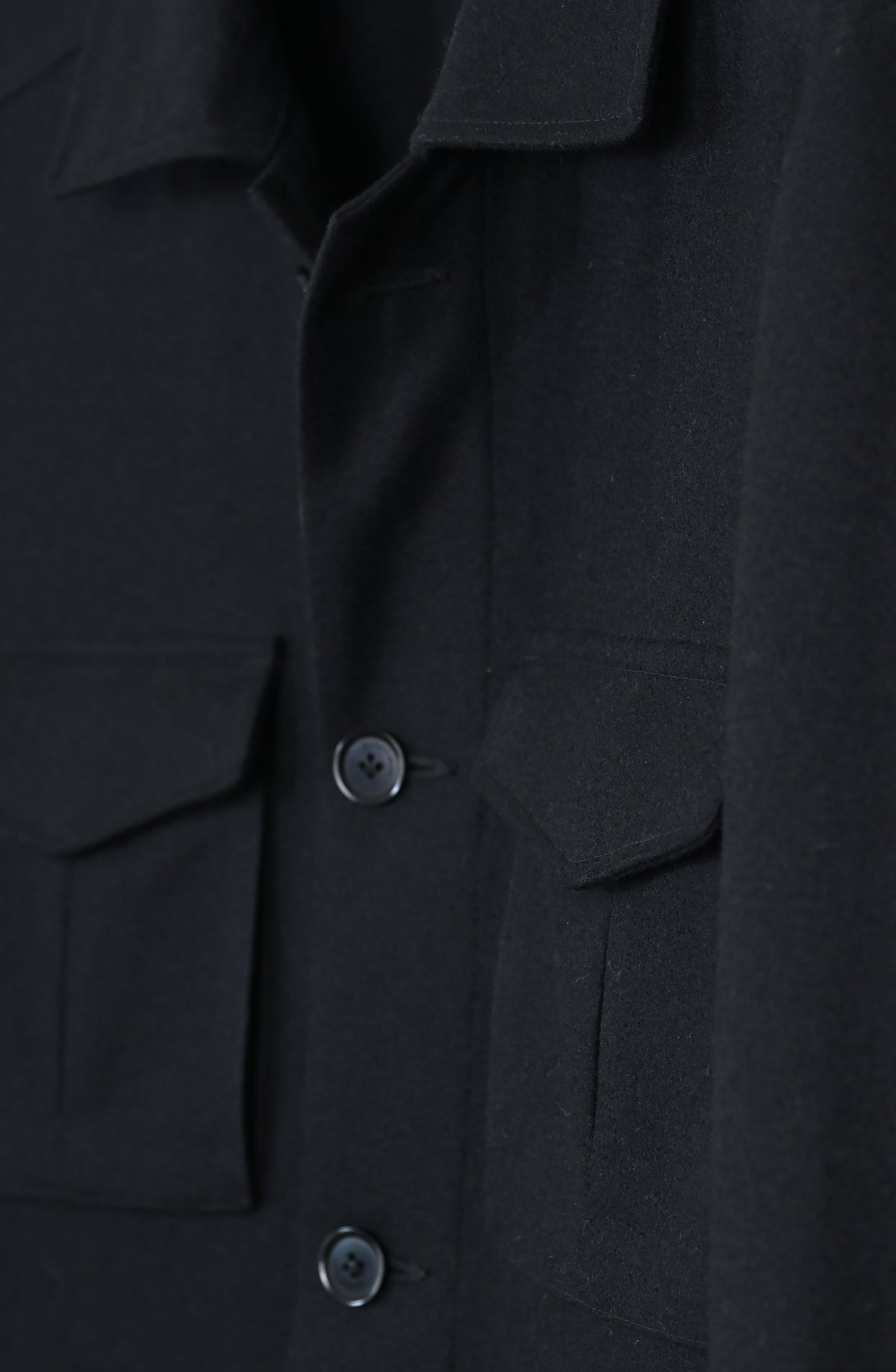 Tropical Safari Jacket - Black