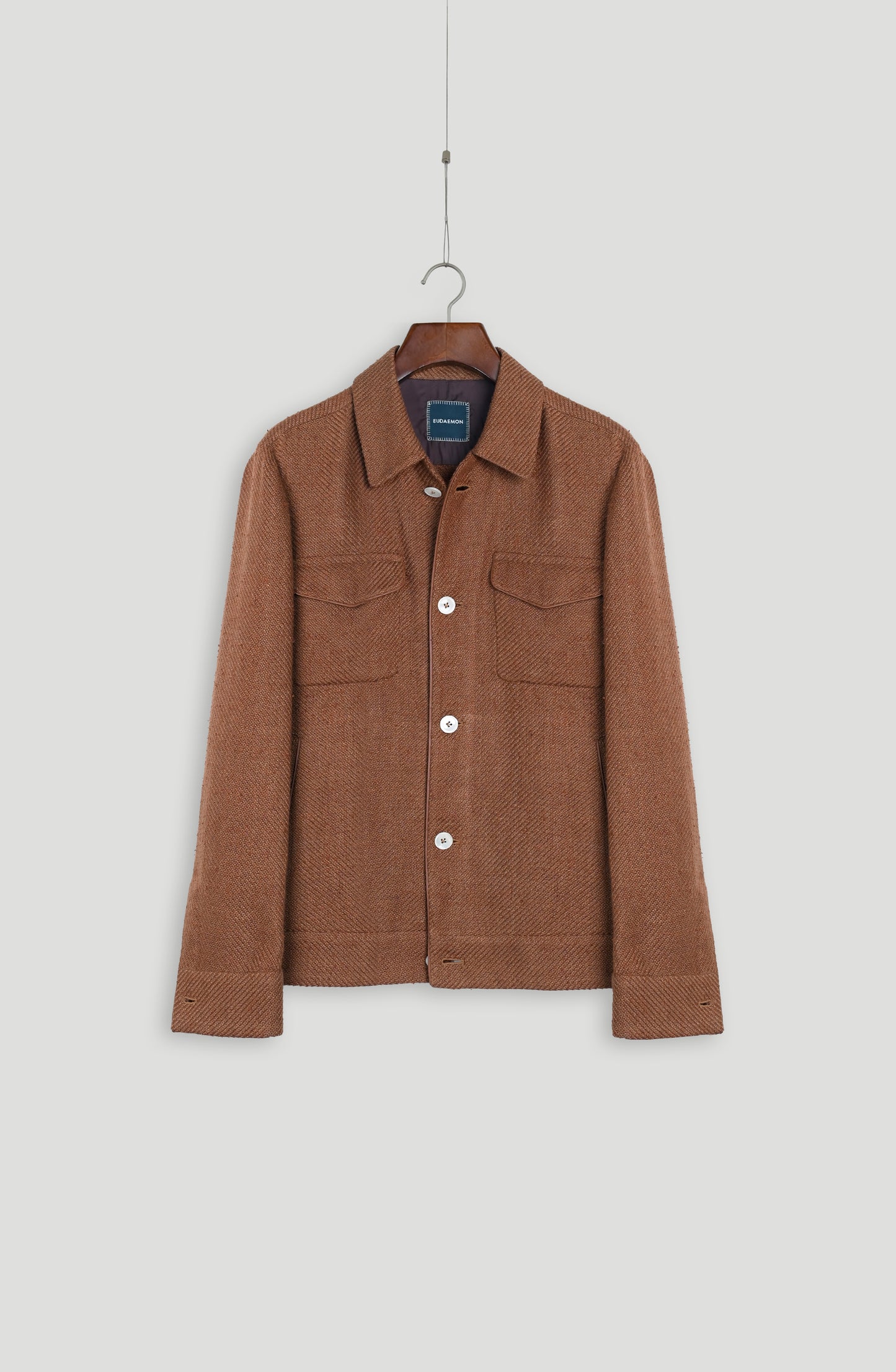 Wool & Leather Jacket For Men Luxury