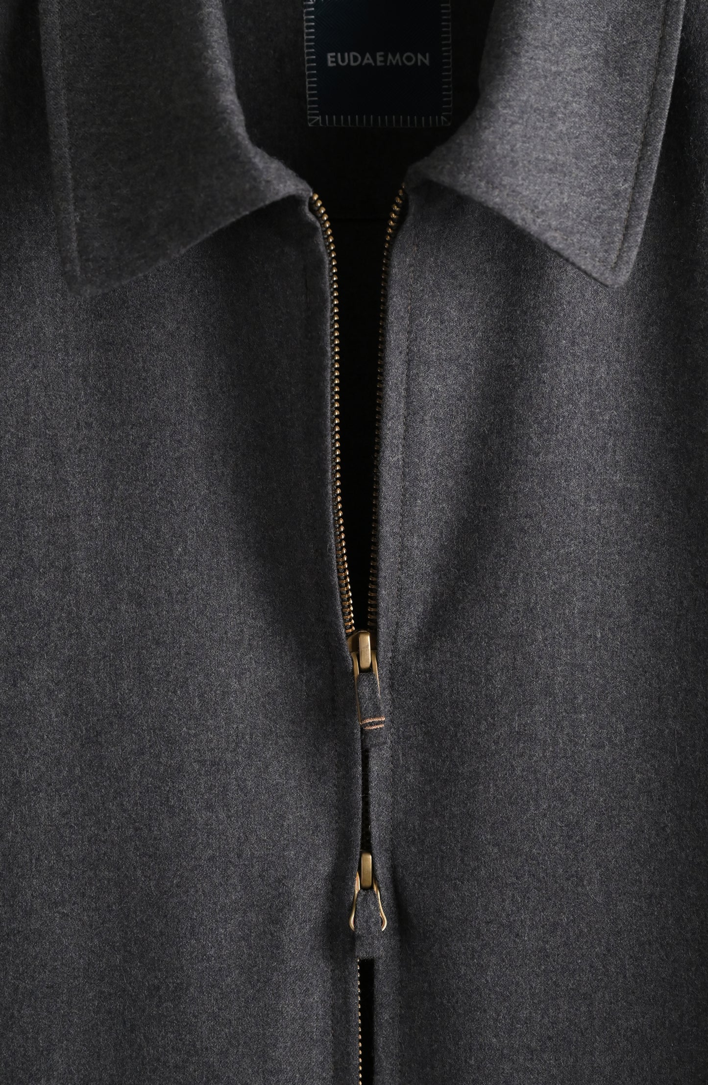 minimal bomber jacket grey color