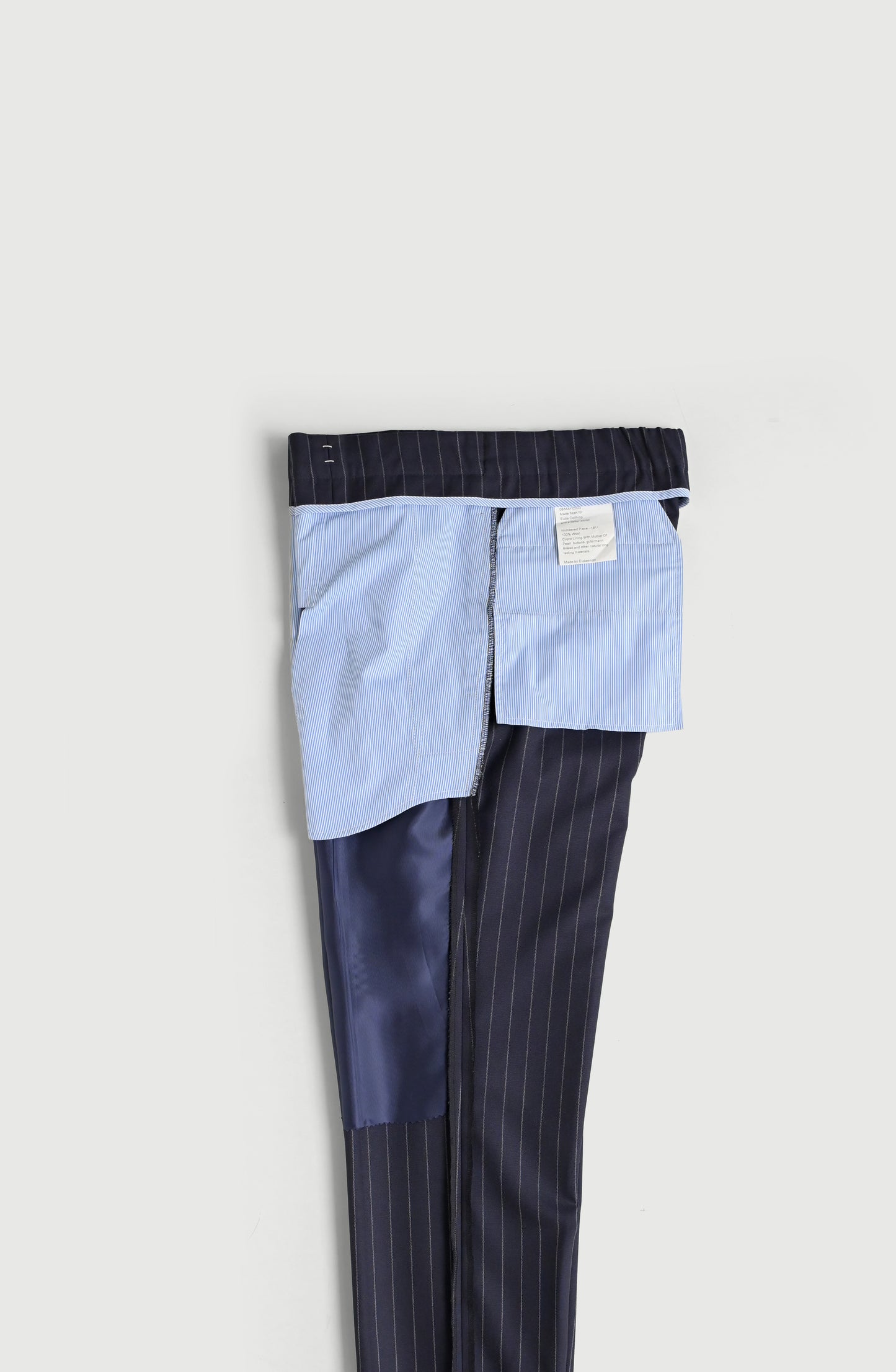 Walkman Trouser - Navy Stripes