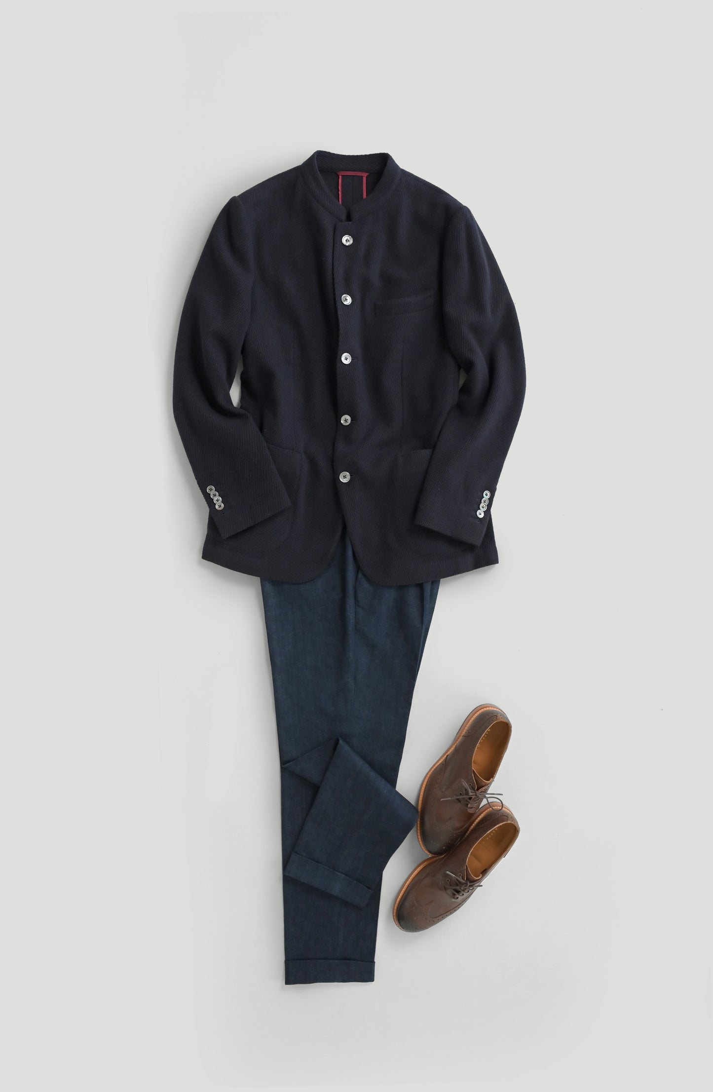 godfather jacket & coat oxford blue clothing