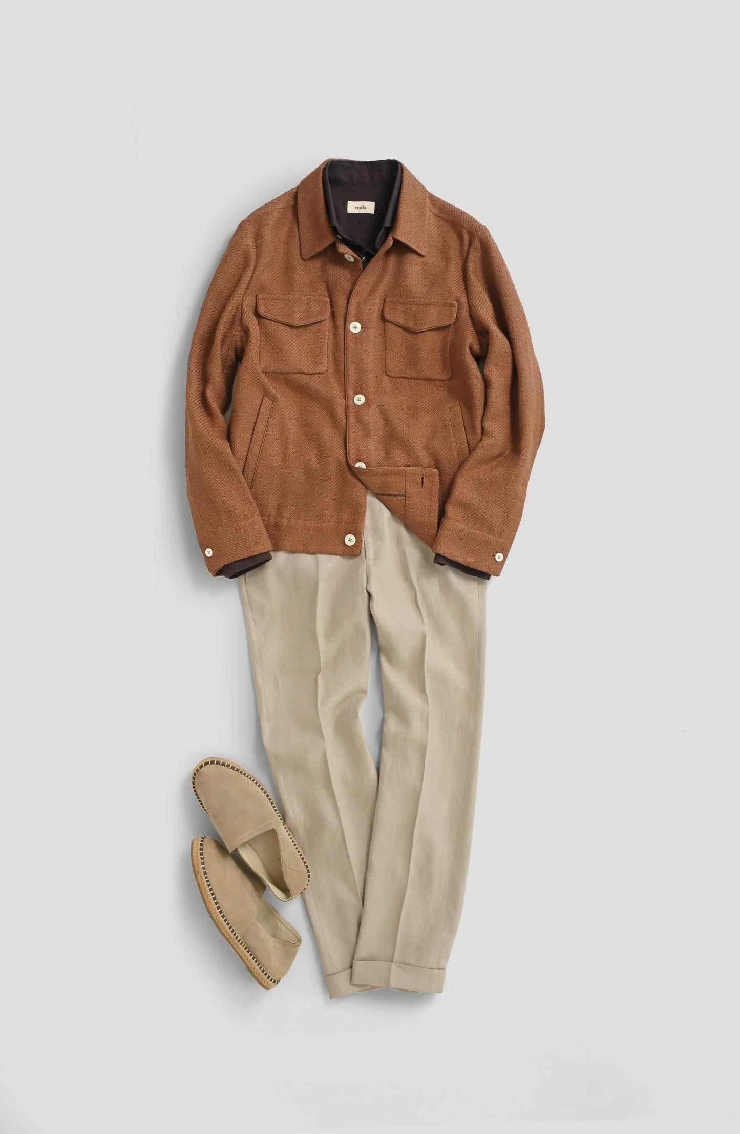 Wool & Leather Jacket For Men Luxury