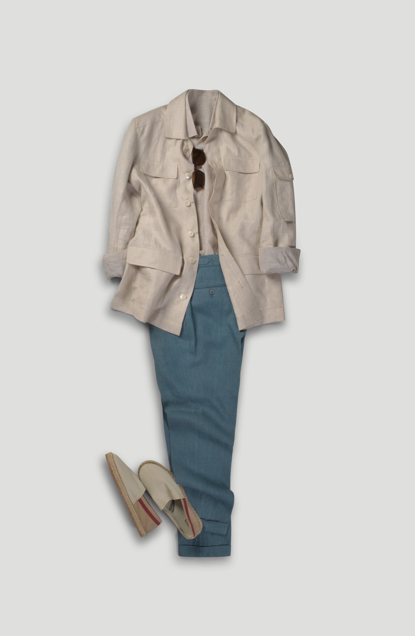 City Safari Jacket - Bone White