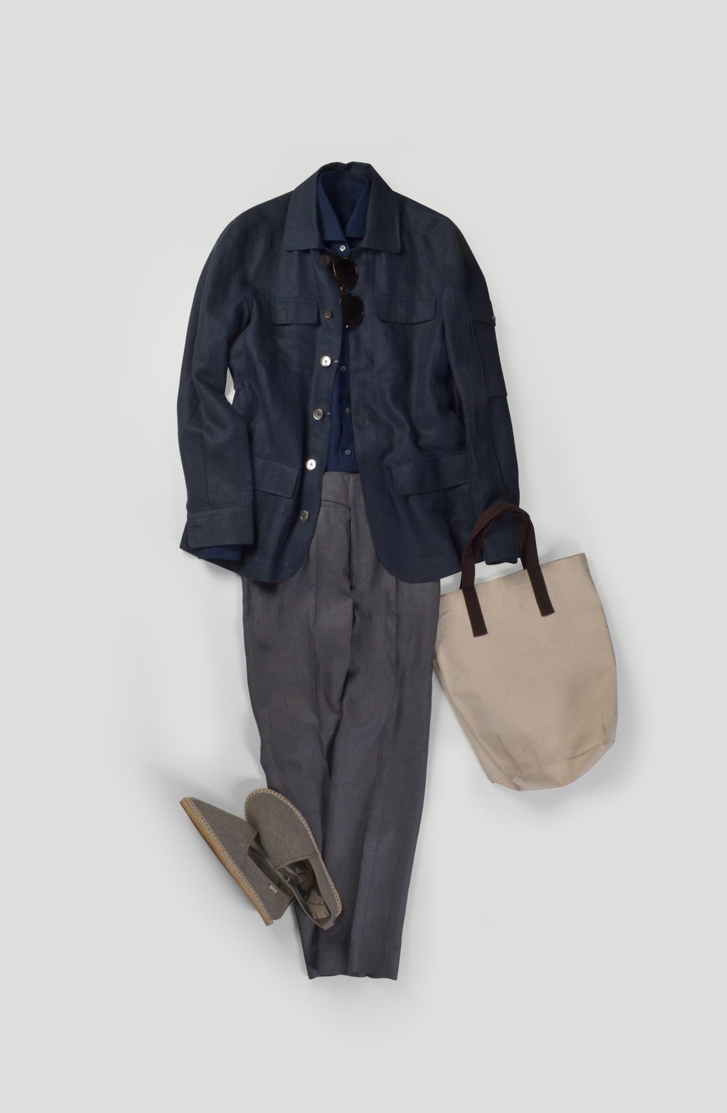City Safari Jacket - Mid Night Blue