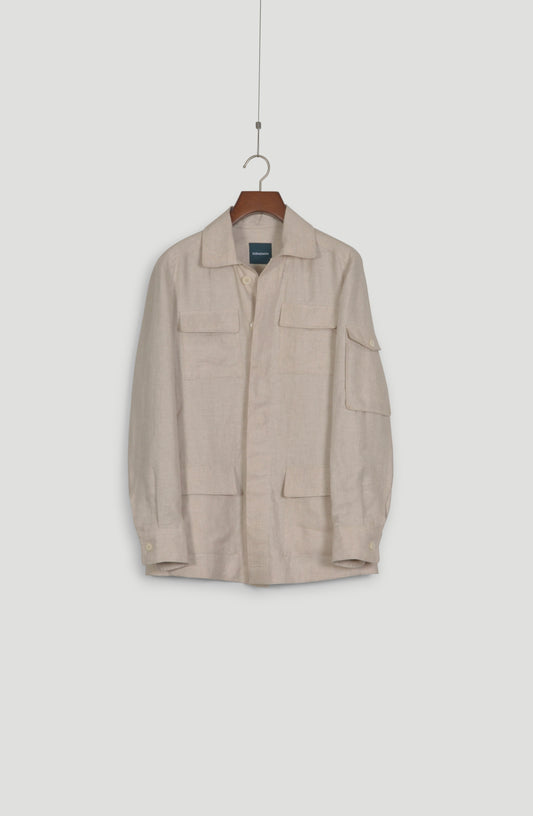 City Safari Jacket - Bone White