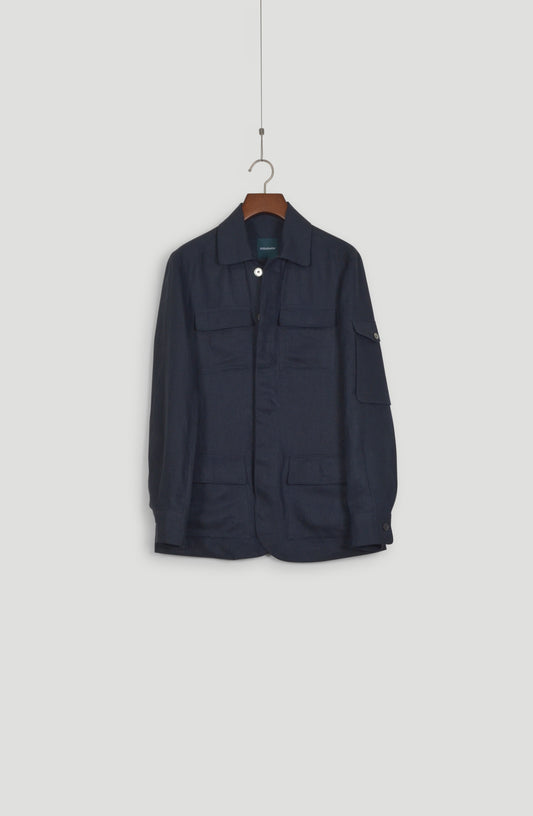 City Safari Jacket - Mid Night Blue