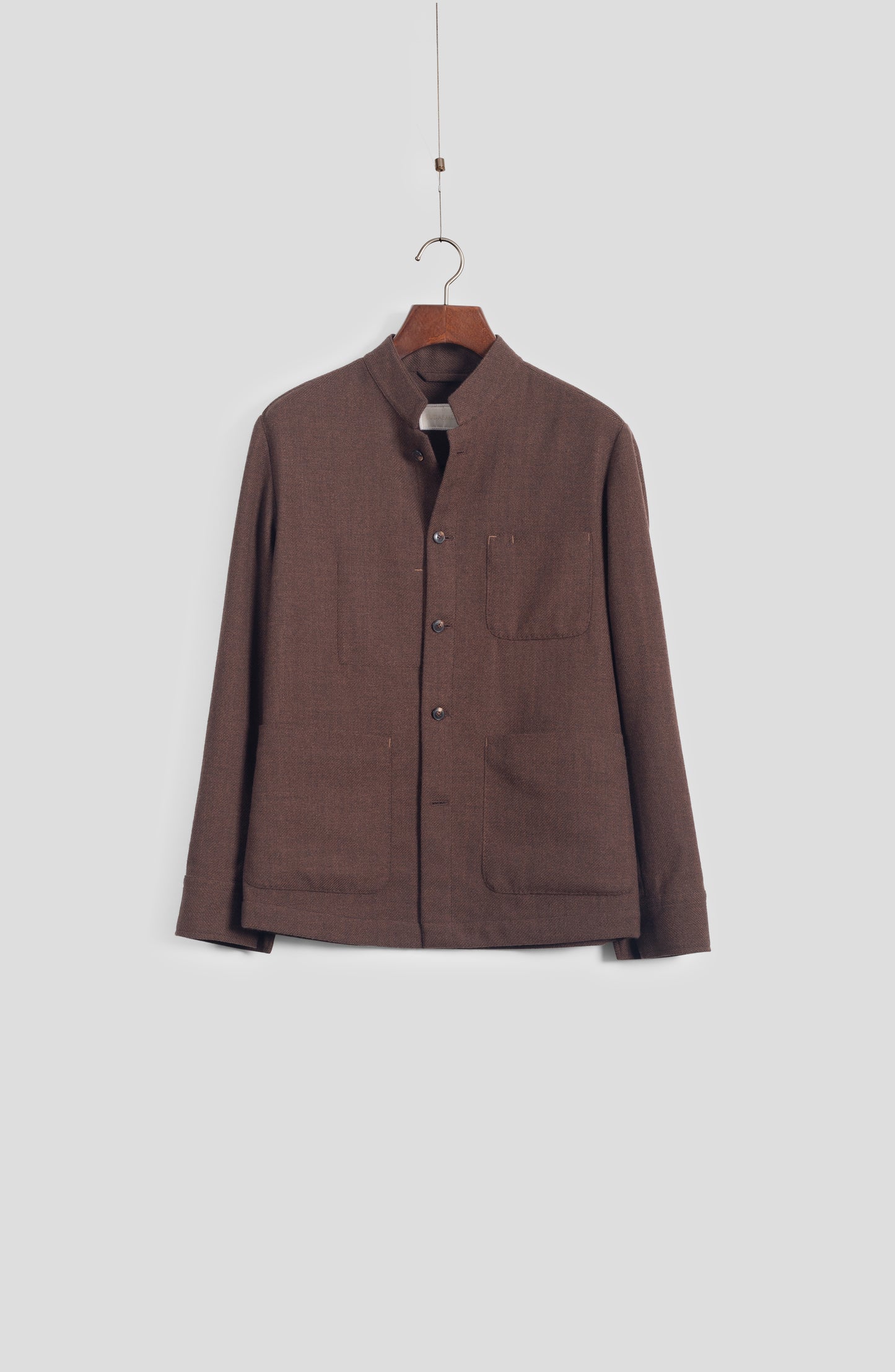 brown color chore jacket