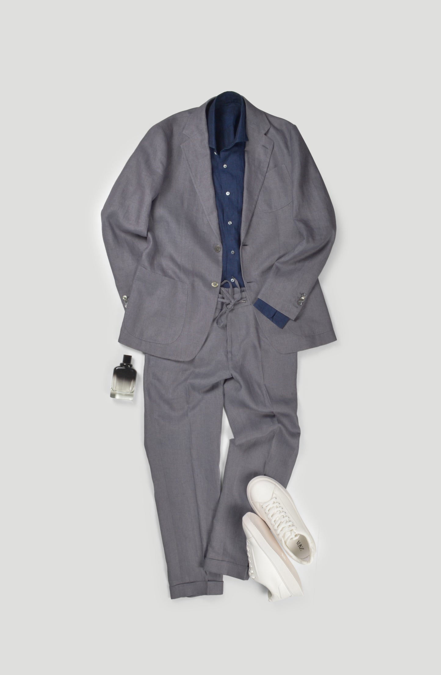 Two Button Nomad Jacket - Frost Grey