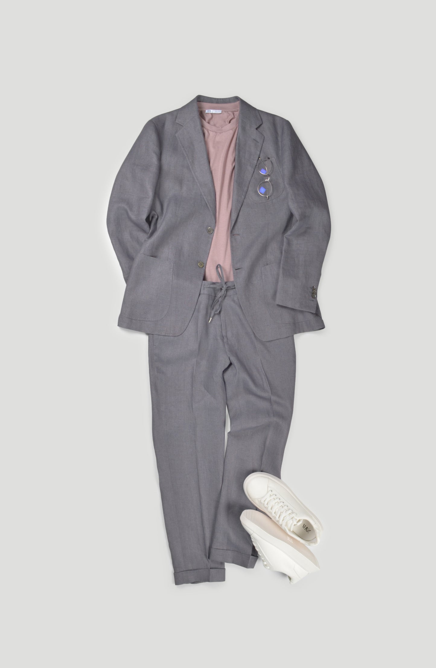 Two Button Nomad Jacket - Frost Grey
