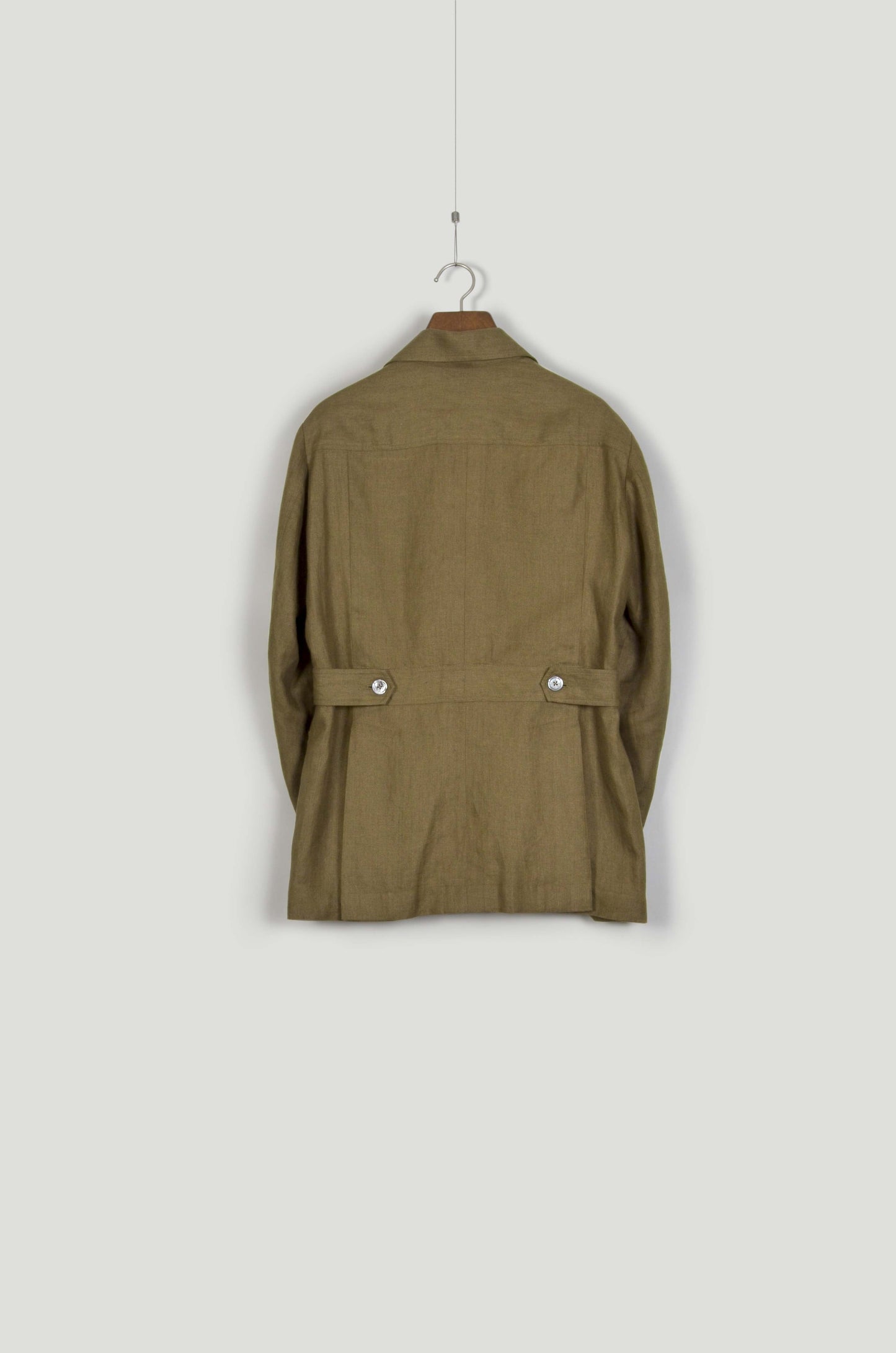 Tropical Safari Jacket - Olive Brown