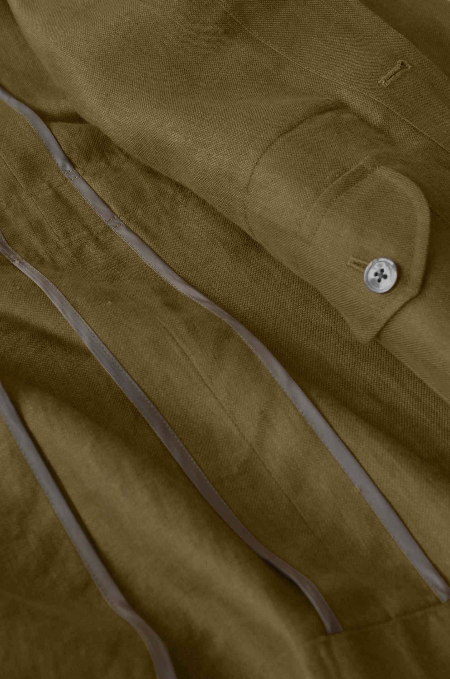 Tropical Safari Jacket - Olive Brown