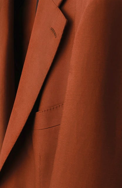 Two Button Nomad Jacket - Burnt Sienna