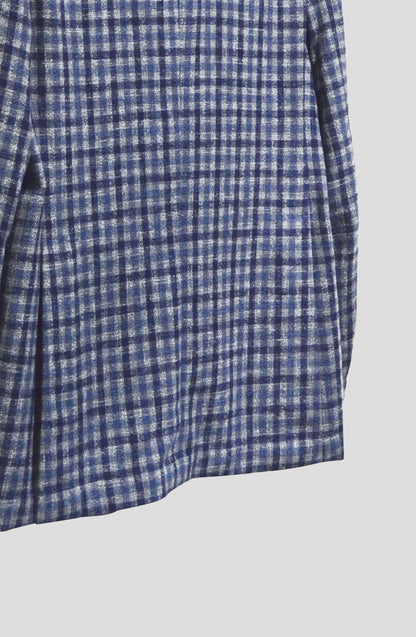 Two Button Nomad Jacket - Blue Gingham