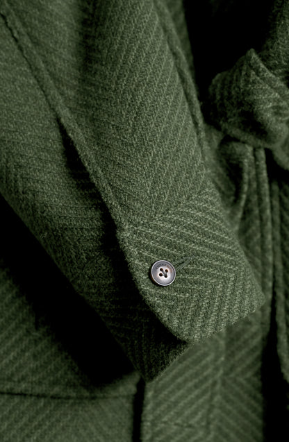 Rockstar Jacket - Forest Green Chevron