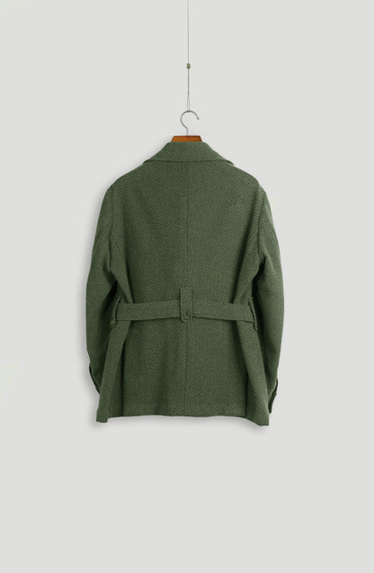 Rockstar Jacket - Forest Green Chevron