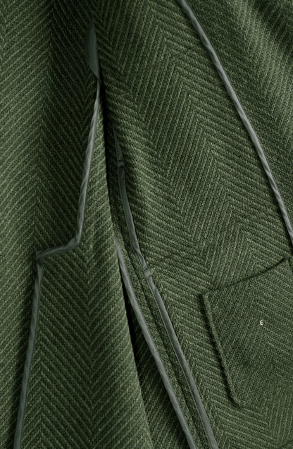 Rockstar Jacket - Forest Green Chevron