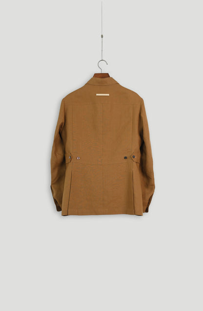 Tropical Safari Jacket - Tobacco Tan