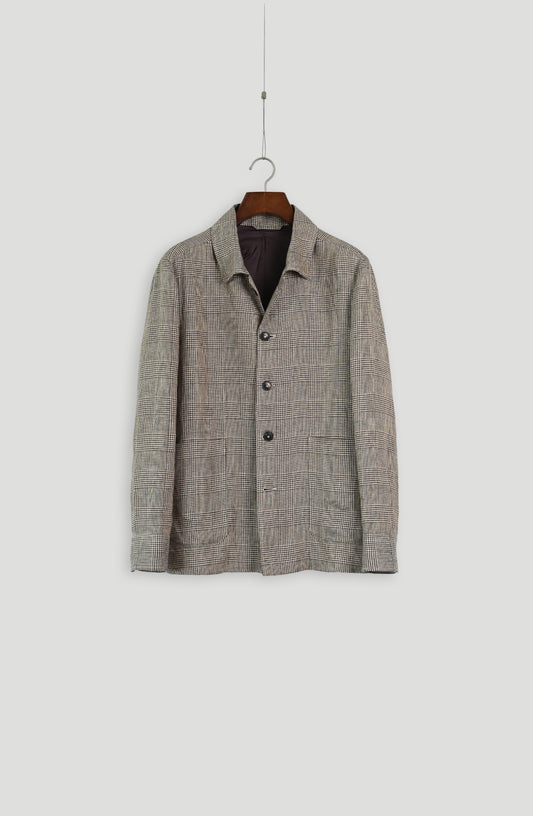 All Day Master's Jacket - Brown Plaid