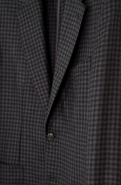 Two Button Nomad Jacket - Brown Gingham