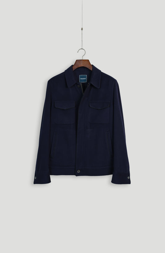 Aviator Jacket - Space Blue