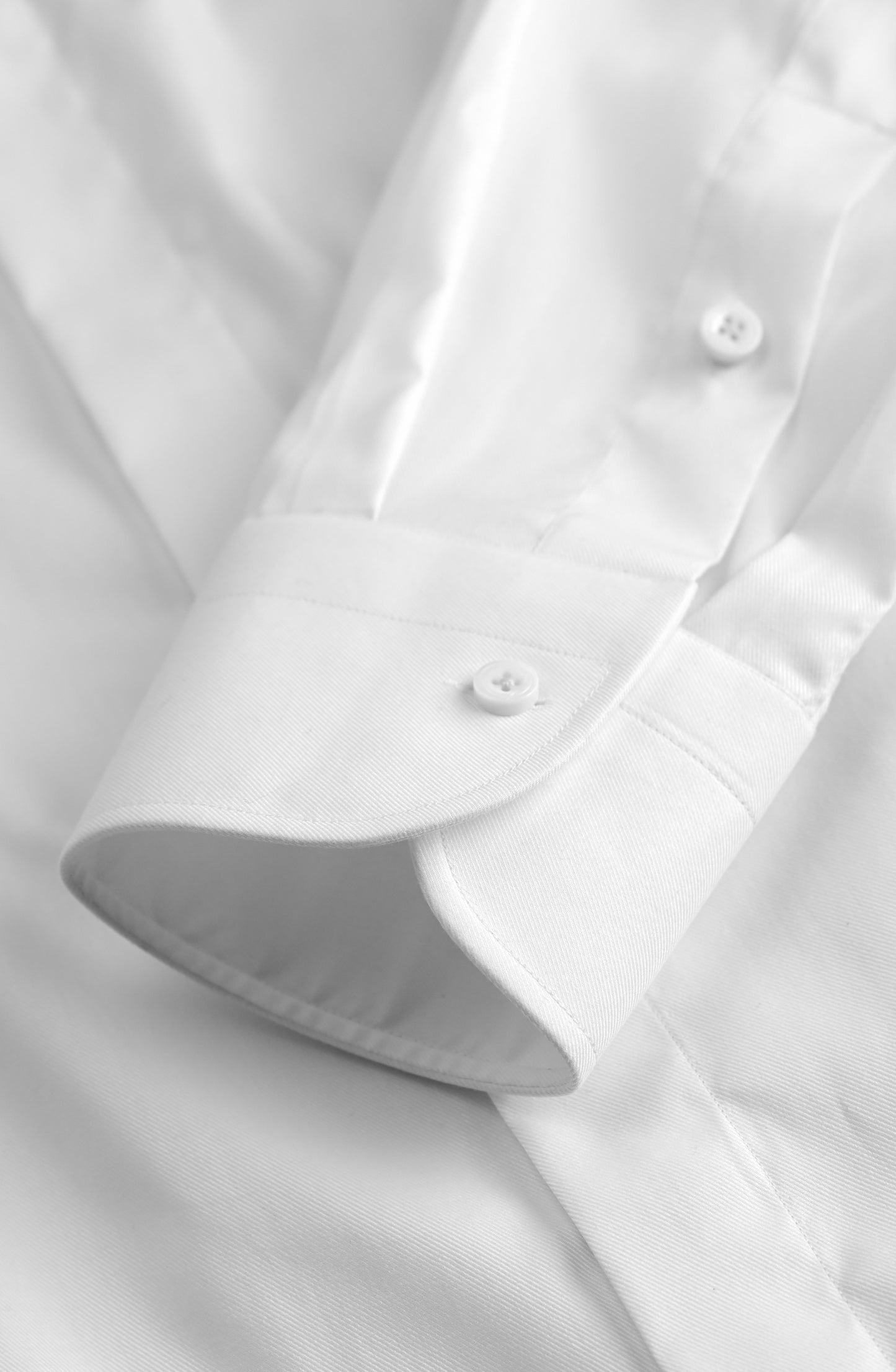 Cut Away Collar Shirt - Pure White