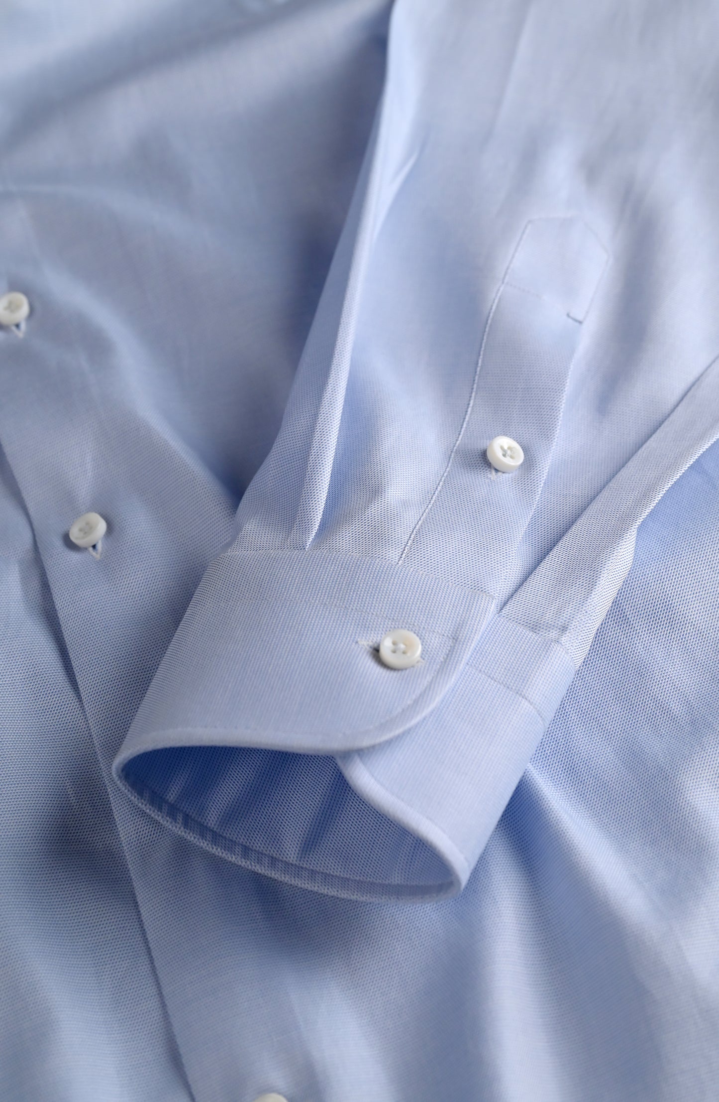 Cut Away Collar shirt - Sky Blue