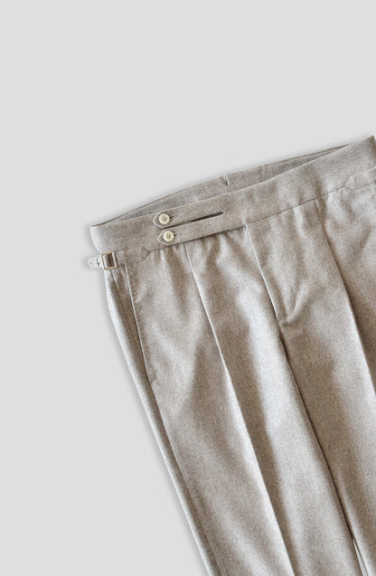 Worko Trouser - Beige Grey Flannel