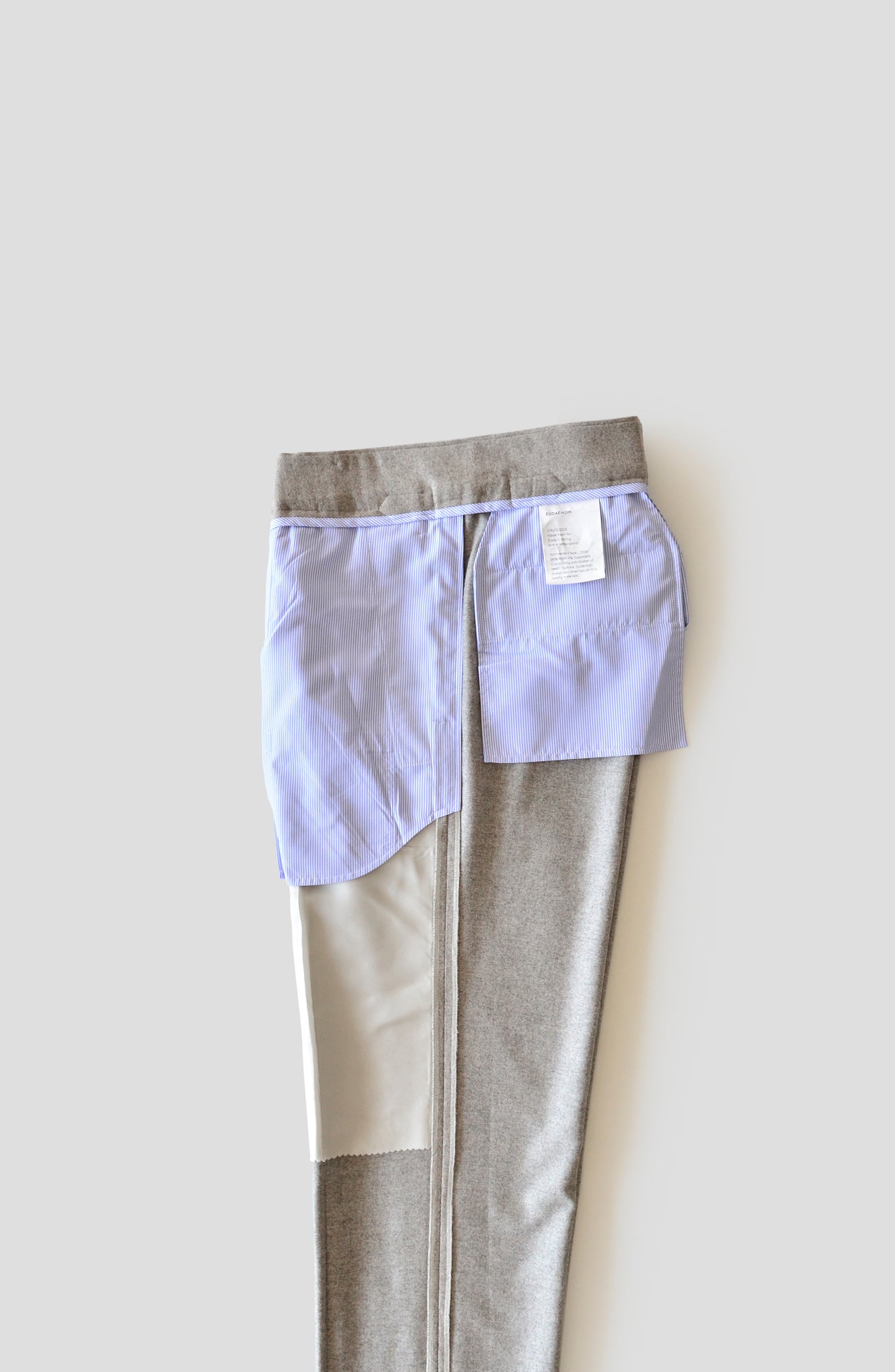 Worko Trouser - Beige Grey Flannel