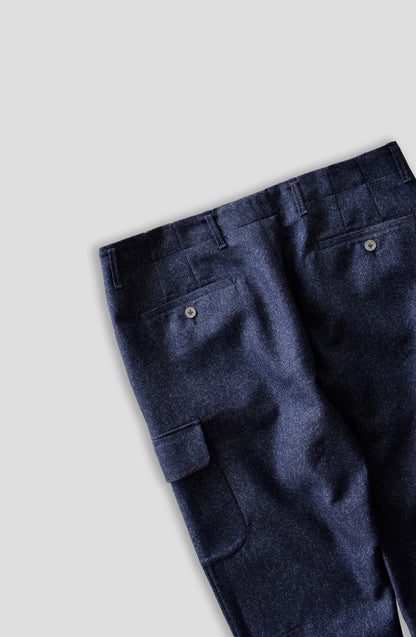 Cargo Trouser - Blue Texture