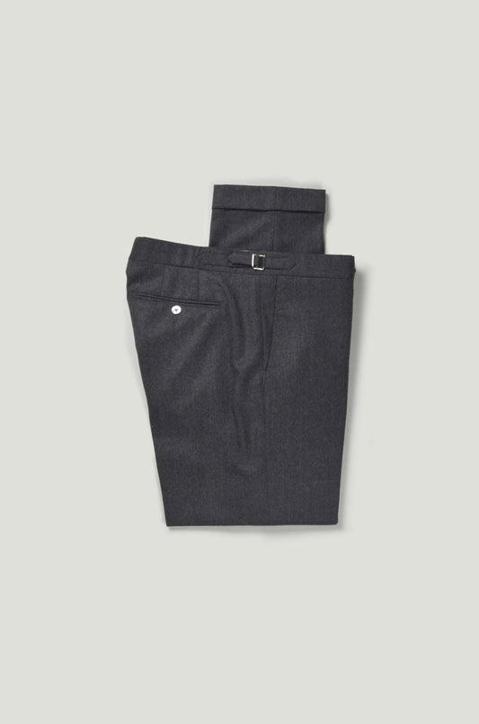 Worko Trouser - Charcoal Grey Flannel