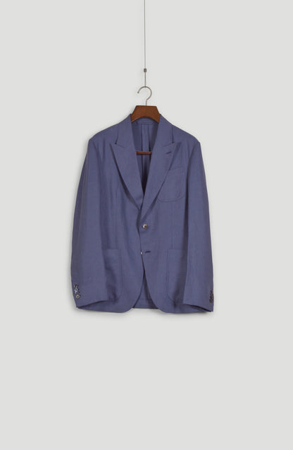 Two Button Rover Jacket - Cornflower Blue