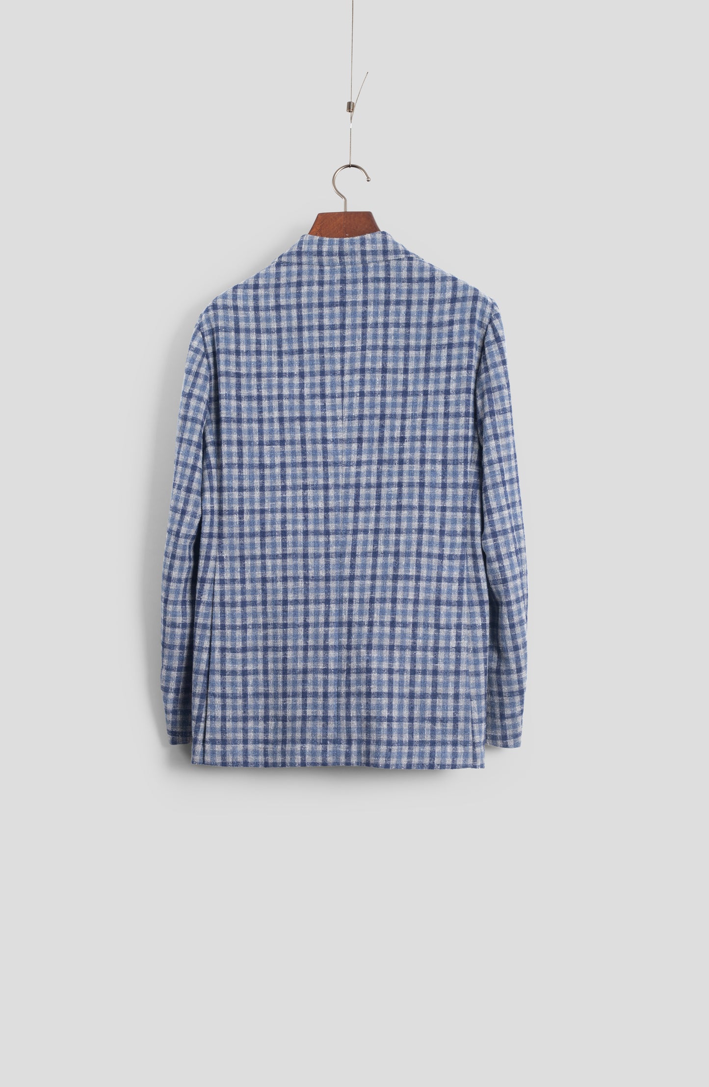 Two Button Nomad Jacket - Blue Gingham