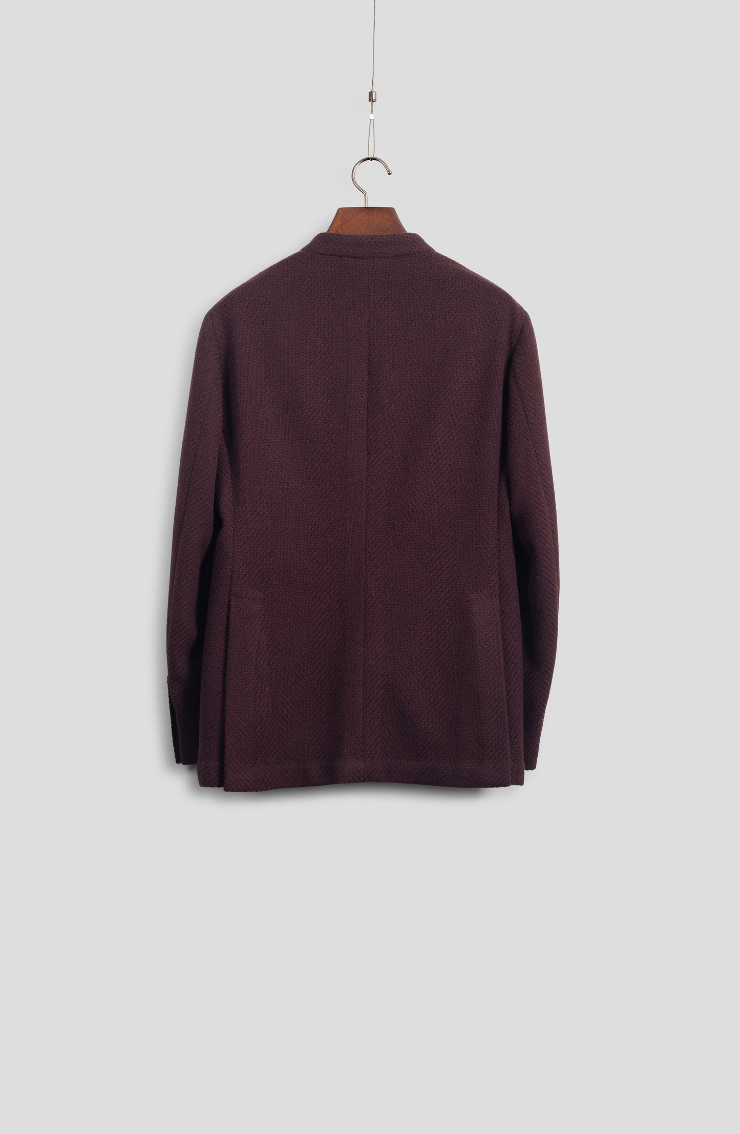 Godfather Jacket - Burgundy Chevron