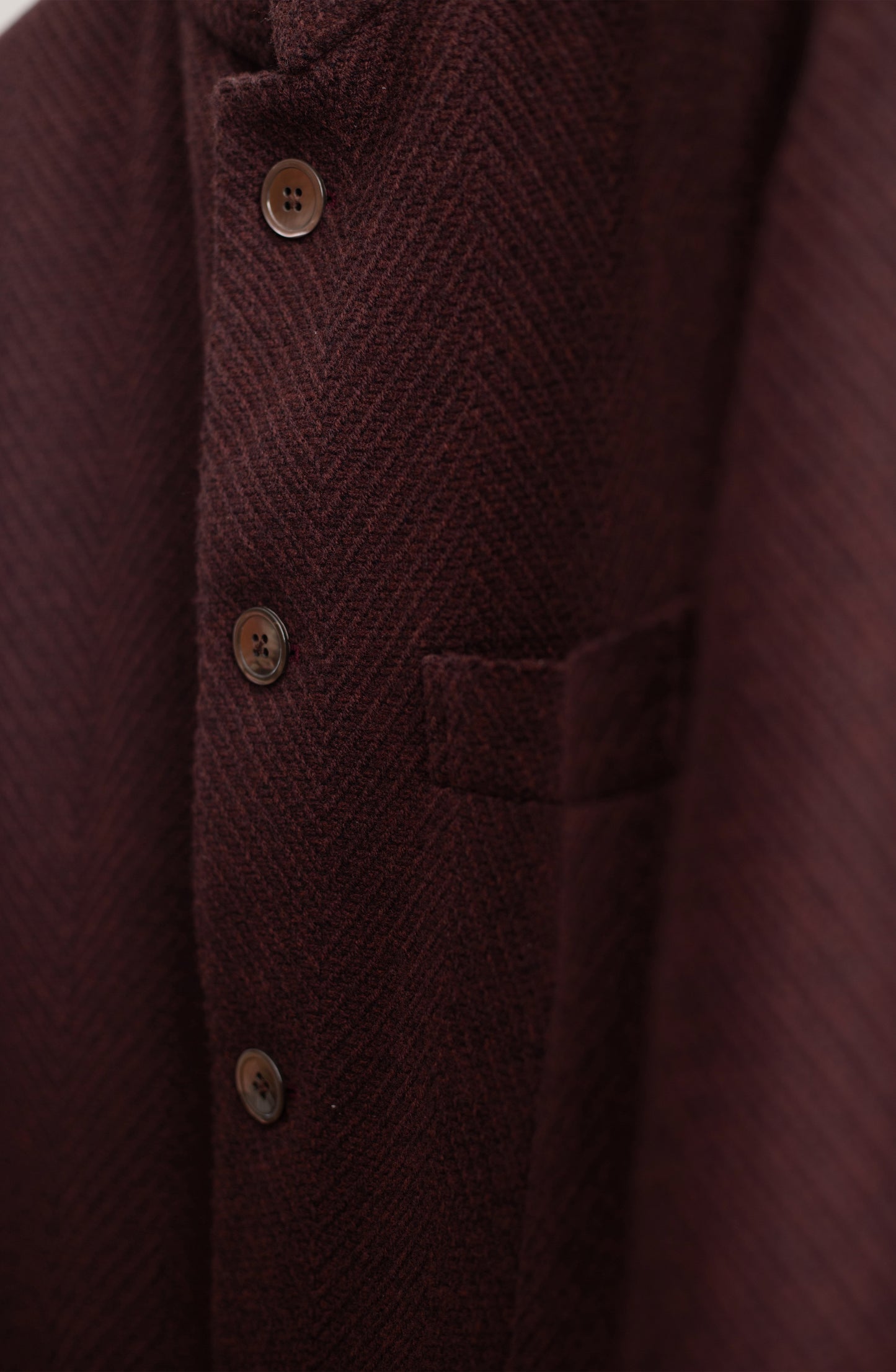 Godfather Jacket - Burgundy Chevron