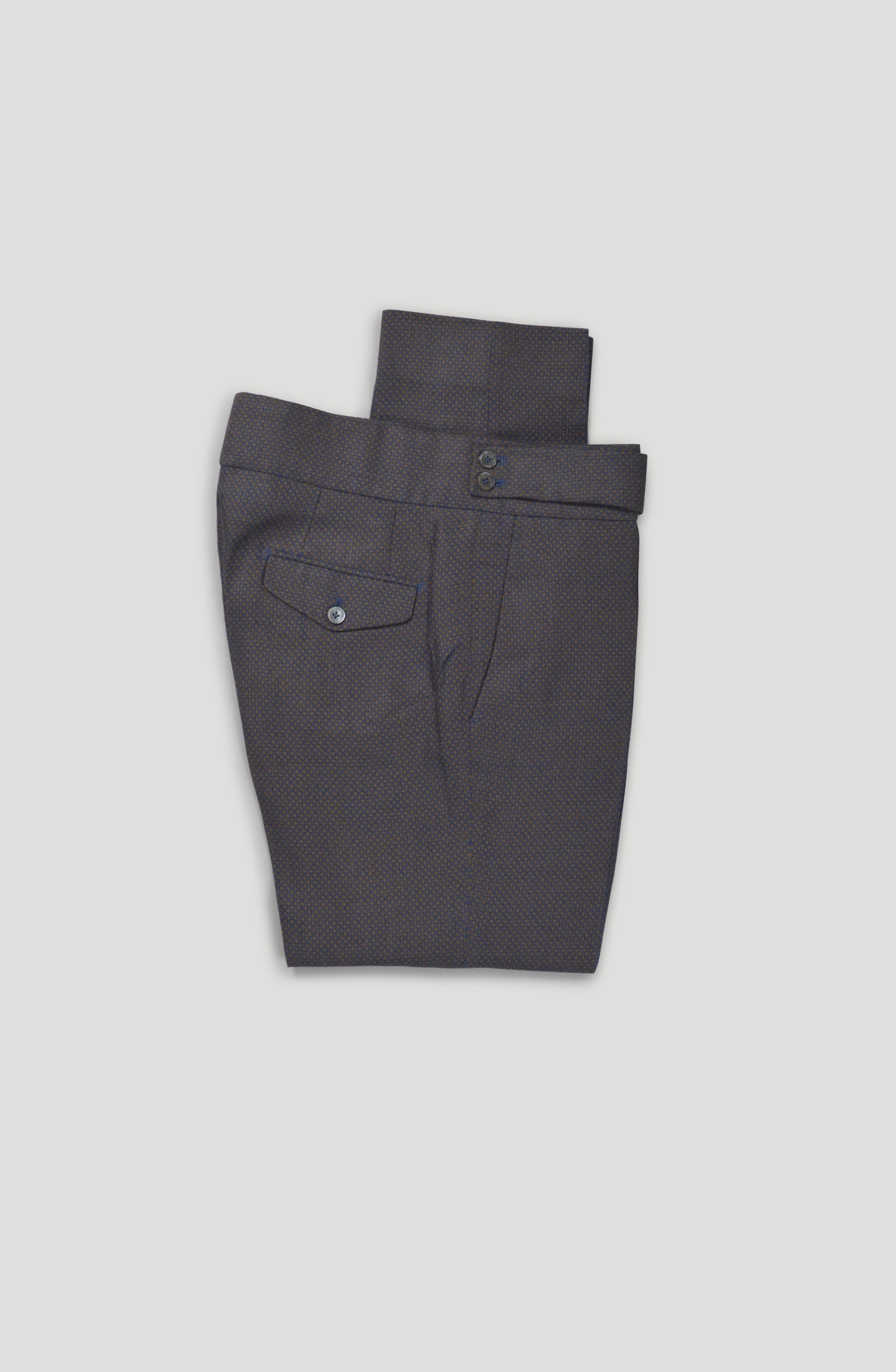 Bahadur Trouser - Grey Green Texture