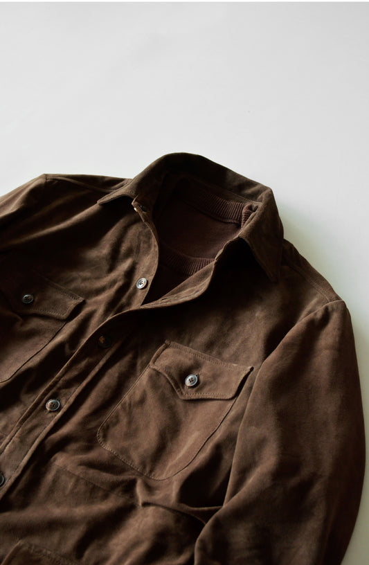 Desert Shirt - Brown Suede