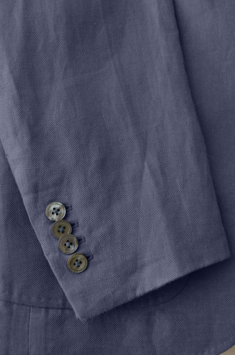 Two Button Rover Jacket - Cornflower Blue